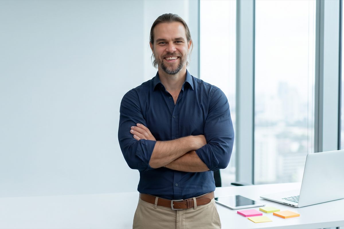 Enrico Becker, Inhaber von Sachscom, gelernter Handwerker und geprüfter Webdesigner